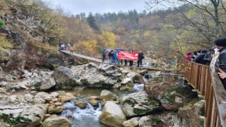 Sonbaharda ayrı bir güzelliğe bürünen Horma Kanyonu, ziyaretçi akınına uğruyor