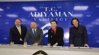 TCMB Başkanı Erkan, Adıyamana yapılacak okulun protokolünü imzaladı
