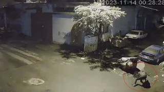 Tekirdağda rögar hırsızı kamerada
