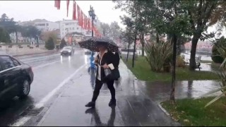 Tekirdağda sağanak yağış