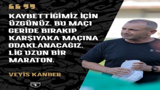 Teknik Direktör Kanber: “Elimize geçen fırsatı değerlendiremedik”