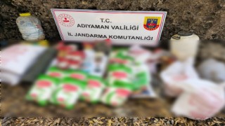 Teröristlere ait yaşam malzemesi ele geçirildi