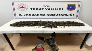 Tokatta bir araçta 2 kilo 300 gram esrar ele geçirildi