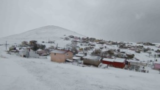 Tokatta kar yağışı etkili oldu