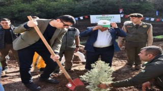 “Türkiye yüzyılına Nefes” etkinliğinde fidanlar toprakla buluştu