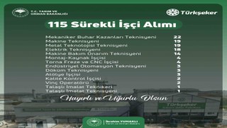 Türkşekere 115 sürekli işçi alınacak