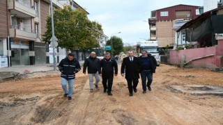 Tutuk, altyapı ve asfaltlama çalışmalarını yerinde inceledi