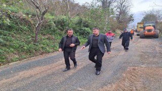 Ulubeyde yollara sıcak asfalt konforu