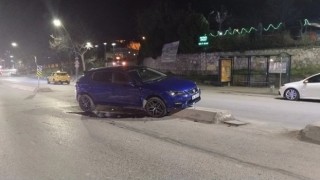 Üsküdarda hatalı dönüş yapan araç kazaya sebep oldu