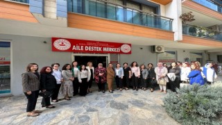 Vali Canbolatın eşi İncirliova Aile Destek Merkezindeki çalışmaları inceledi