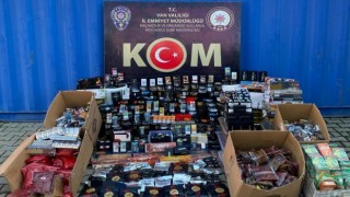 Vanda gümrük kaçağı malzemeler ele geçirildi