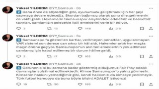 Y. Samsunspordan sert açıklama: “Hakem hatalarının devam etmesi durumunda, emeklerimizin gölgede bırakılmasına göz yummayacağız