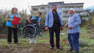 Yalova Belediyesi tekerlekli sandalye talebini yerine getirildi