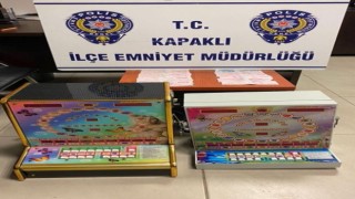 Yasa dışı kumar oynanan iş yerine operasyon: 3 gözaltı
