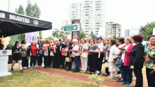 Yenişehirde yenilenen parka Türk Kadınlar Birliği adı verildi