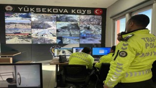 Yüksekovanın kent güvenliği 24 saat gözetim altında