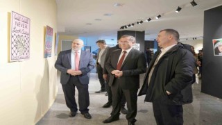 11 ülkenin sanatçıları, açtıkları sergi ile Filistindeki zulme dikkat çekti