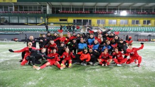 A Milli Kadın Futbol Takımı, Litvanyayı farklı mağlup etti