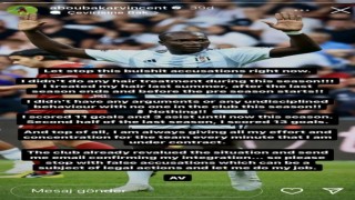 Aboubakar: Asılsız suçlamalardan vazgeçin, işimi yapmama izin verim