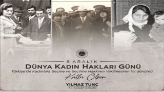 Adalet Bakanı Tunçtan Kadın Hakları Günü paylaşımı