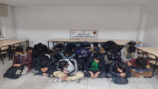Ağrıda 24 Afgan göçmen yakalandı