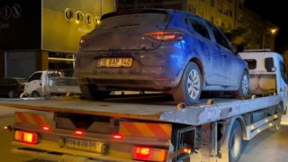 Alkollü sürücü polis ekiplerine saldırdı