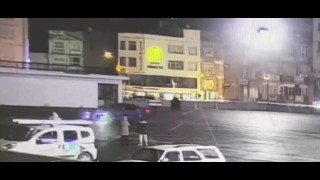 Amasyada güvenlik kamerasının önünde drift atan sürücüye 20 bin liradan fazla ceza