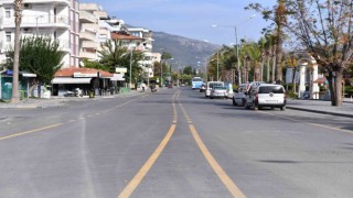 Anamurda iskele yolu yenilendi