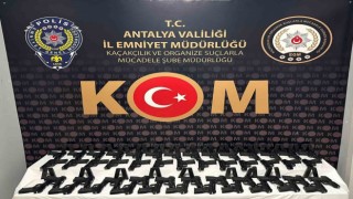 Antalyada 49 adet ruhsatsız tabanca ele geçirildi