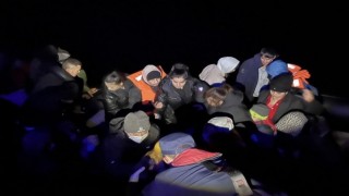 Ayvacık açıklarında 34 kaçak göçmen yakalandı