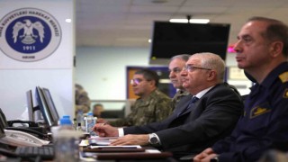 Bakan Güler, Irak ve Suriyenin kuzeyindeki 29 hedefin imha edildiği hava harekatlarını sevk ve idare etti
