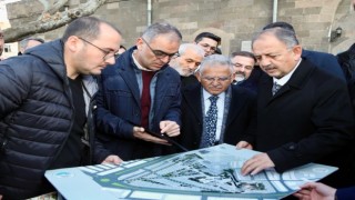 Bakan Özhaseki, Suriçi ve Cami Kebir Projelerini inceledi