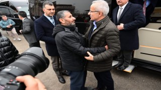 Bakan Uraloğlundan şehit Emre Taşkının ailesine taziye ziyareti