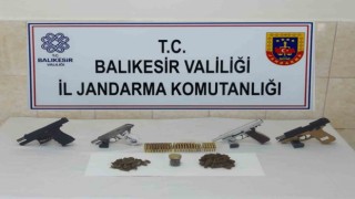 Balıkesir merkezli silah operasyonu: 17 gözaltı