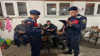 Balıkesirde polis ve jandarmadan kumar uygulaması