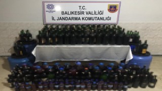 Balıkesirde yılbaşı öncesi kaçak içki operasyonu