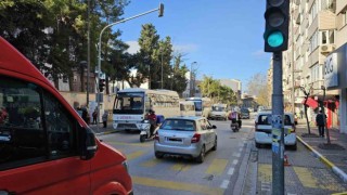 Bandırmada okul çıkışı, trafik çilesi