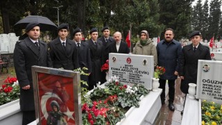 Başkan Atila Aydıner, şehit Esma Çeviki unutmadı