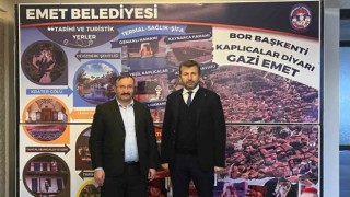 Başkan Doğan, Başkan Demirciye Emette yürütülen çalışmaları aktardı