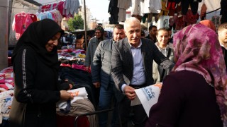 Başkan Gültak, Gündoğdu Semt Pazarında Vatandaşlarla Buluştu!