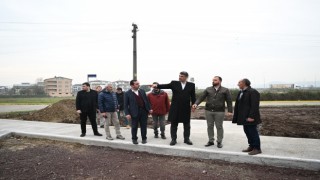 Başkan Kocaman 3 mahallede yürütülen projeleri yerinde inceledi