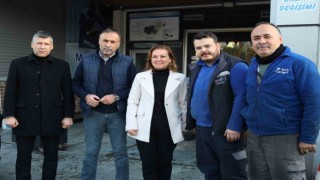 Başkan Köse esnafların yeni yılını kutladı