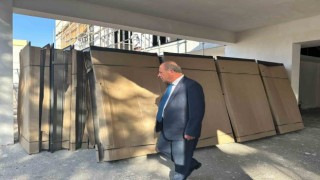 Başkan Oprukçu Halk Kütüphanesinde inşaatında incelemelerde bulundu