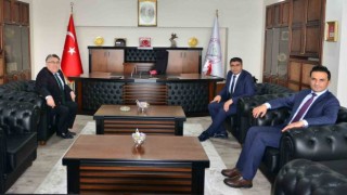 Başsavcı Kaynak ve Adalet Komisyonu Başkanı Ceyhandan Rektör Özölçere ziyaret