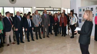 BAÜNde 27 ülkeden sanatçıların eserleri sergilendi