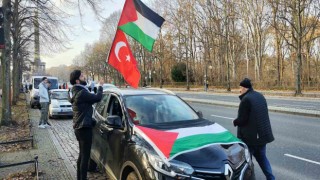 Berlinde Filistine destek konvoyu