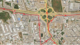 Beşevleri Kavşağıda trafik düzenlemesi