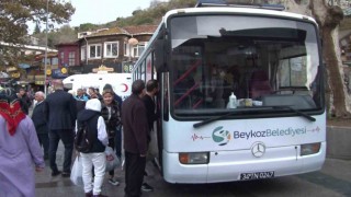 Beykozda sağlık otobüsü ile vatandaşlara ücretsiz sağlık taraması yapılıyor