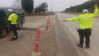 Bilecikte trafik denetimleri yılbaşında da sürüyor