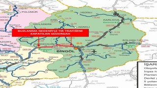 Bingöl - Elazığ karayolu tır trafiğine açıldı